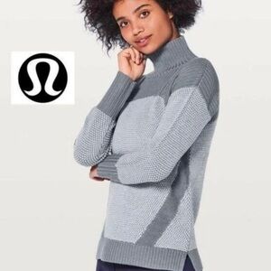 lululemon athletica Gray Turtleneck Sweater
